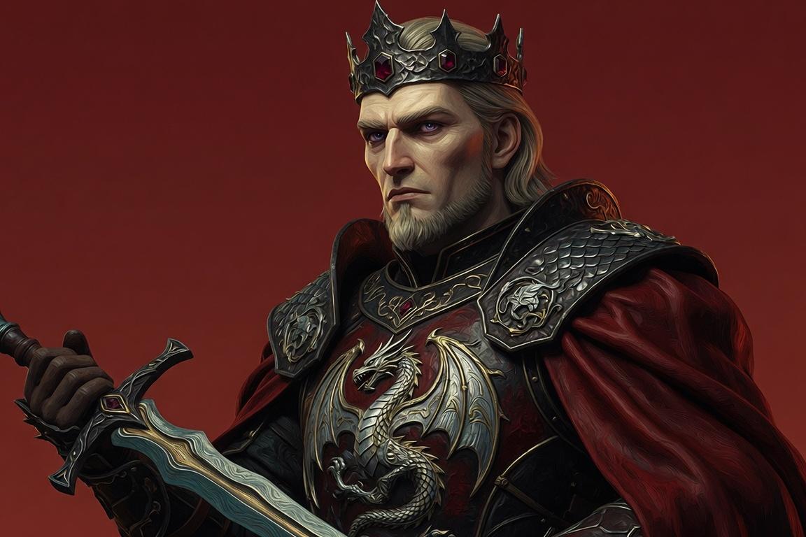 Portrait of Aegon I Targaryen