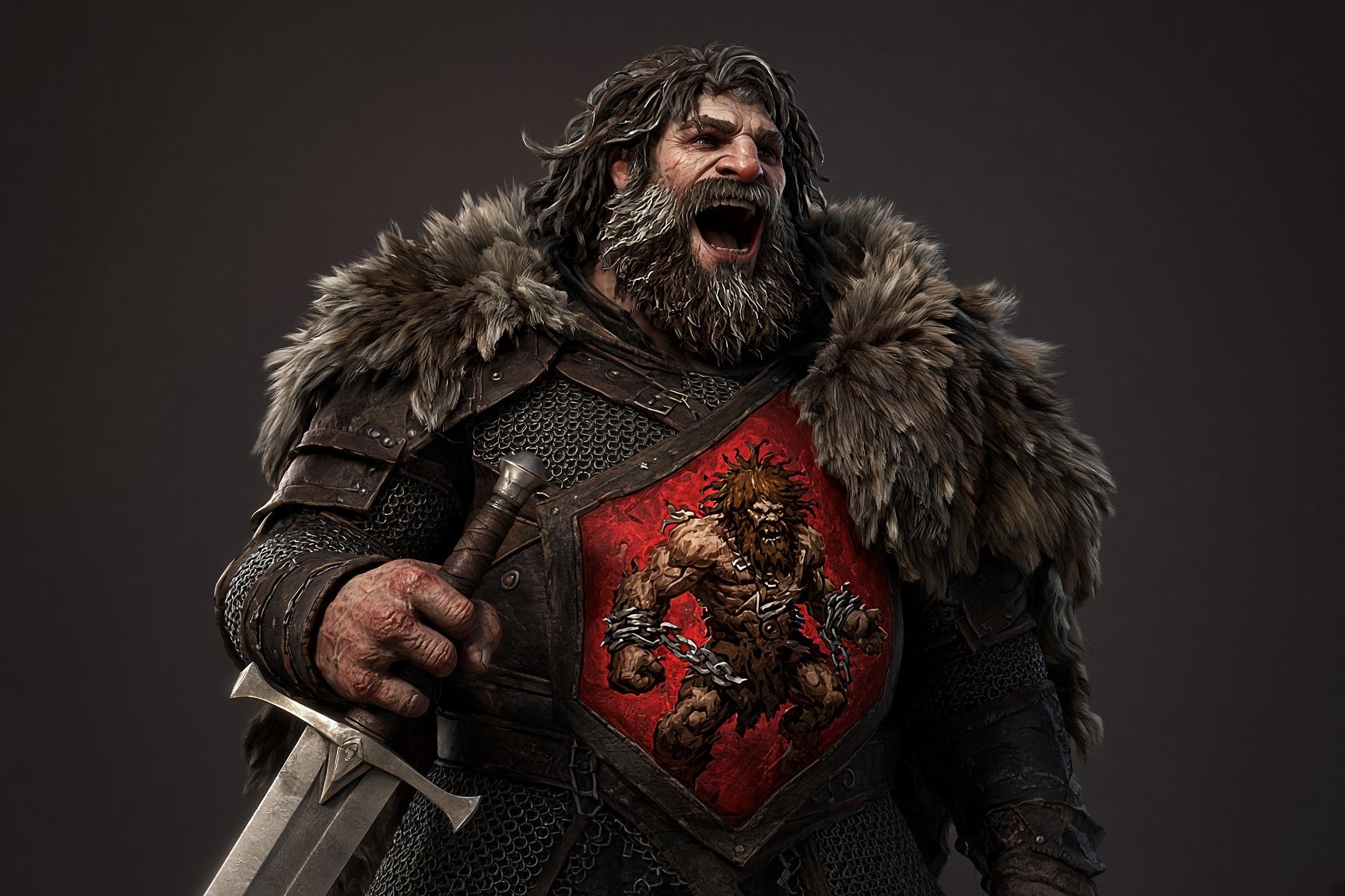 Portrait of Greatjon Umber