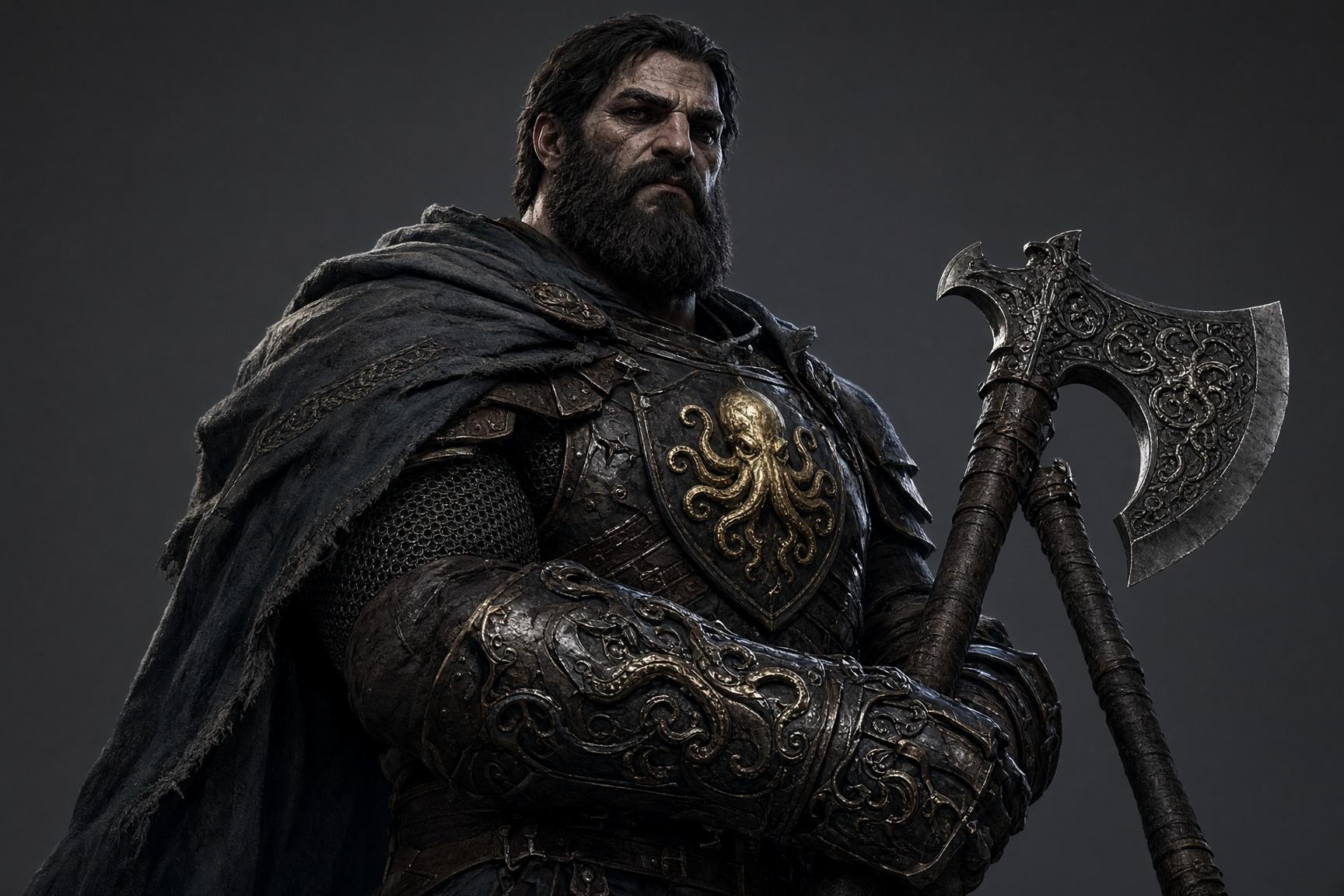 Portrait of Victarion Greyjoy